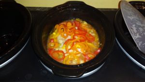 Soy Pineapple Peppers in Crock Pot