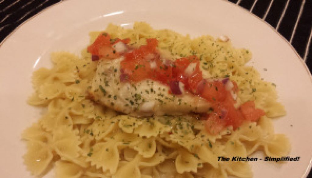 Italian Chicken with Bowtie Pasta