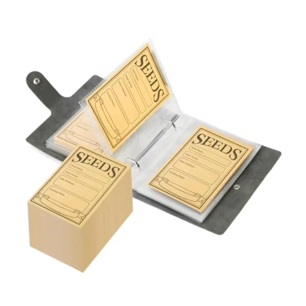 Seed Saving Binder - Seed Cache for 50 variety